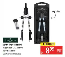 Pagro Diskont FABER-CASTELL Schnellverstellzirkel Angebot