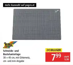 Pagro Diskont folia Schneide und Bastelunterlage Angebot