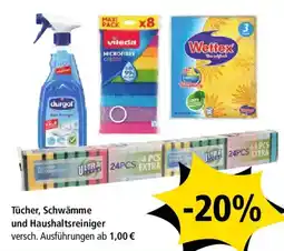 Pagro Diskont Tücher, Schwämme und Haushaltsreiniger Angebot