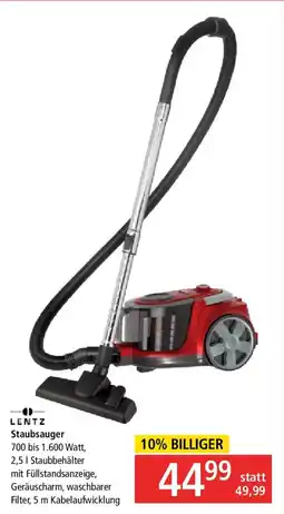 Pagro Diskont LENTZ Staubsauger Angebot