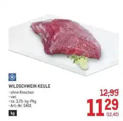 Metro WILDSCHWEIN KEULE Angebot