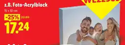 Lidl z.B. Foto-Acrylblock Angebot