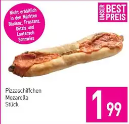 Sutterlüty Pizzaschiffchen Mozzarella Angebot