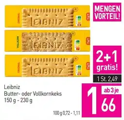 Sutterlüty Leibniz Butter- oder Vollkornkeks Angebot