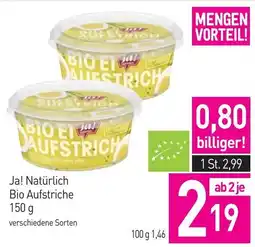 Sutterlüty Ja! Natürlich Bio Aufstriche Angebot
