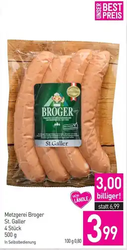 Sutterlüty Metzgerei Broger St. Galler Angebot