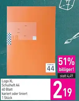 Sutterlüty Logo XL Schulheft A4 Angebot
