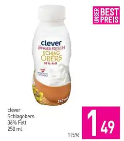 Sutterlüty clever Schlagobers 36% Fett Angebot