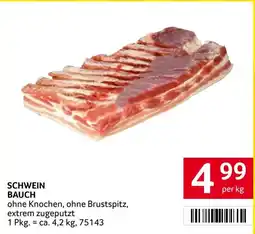 Transgourmet Schwein Bauch Angebot