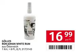 Transgourmet Gölles Ron Johan White Rum Angebot