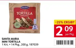 Transgourmet Santa Maria Mini Tortilla Angebot