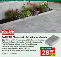 Lagerhaus CASAFINO Pflasterstein Ariva Grande elegante Angebot