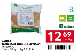 Transgourmet Natura Bio Burger Rote Linsen Vegan Angebot