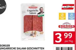Transgourmet Sorger Ungarische Salami Geschnitten Angebot