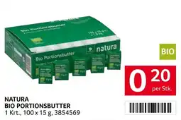 Transgourmet Natura Bio Portionsbutter Angebot
