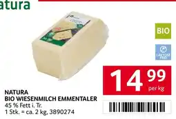 Transgourmet Natura Bio Wiesenmilch Emmentaler Angebot