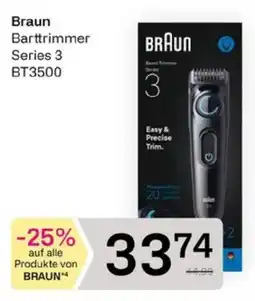 Bipa Braun Barttrimmer Series 3 BT3500 Angebot