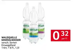 Transgourmet Waldquelle Mineralwasser Angebot