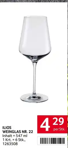 Transgourmet Ilios Weinglas Nr. 22 Angebot