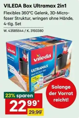 Lagerhaus Vileda Box Ultramax 2in1 Angebot