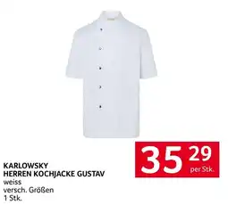 Transgourmet Karlowsky Herren Kochjacke Gustav weiss Angebot