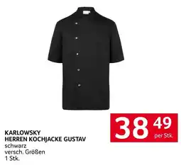 Transgourmet Karlowsky Herren Kochjacke Gustav Angebot