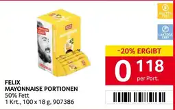 Transgourmet Felix Mayonnaise Portionen Angebot