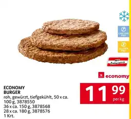 Transgourmet Economy Burger Angebot