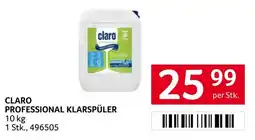 Transgourmet Claro Professional Klarspüler Angebot