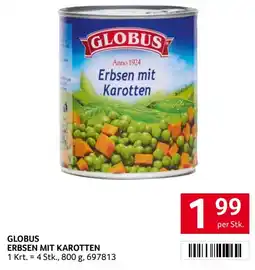 Transgourmet Globus Erbsen mit Karotten Angebot