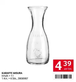 Transgourmet Karaffe Misura Angebot