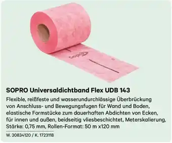 SOPRO Universaldichtband Flex UDB 143