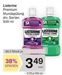 Bipa Listerine Premium Mundspülung Angebot