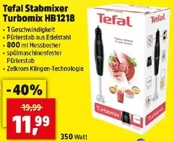 Tefal Stabmixer Turbomix HB1218