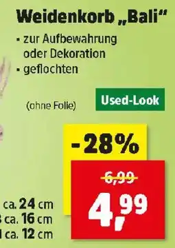 Thomas Philipps Weidenkorb „Bali“ Angebot