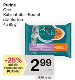 Bipa Purina One Katzenfutter-Beutel Angebot