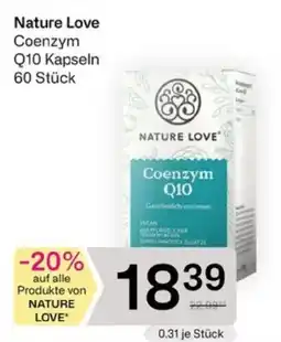 Bipa Nature Love Coenzym Q10 Kapseln Angebot