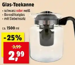 Thomas Philipps Glas-Teekanne Angebot