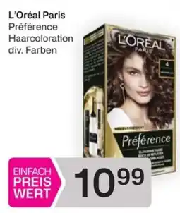 Bipa L'Oréal Paris Préférence Haarcoloration Angebot