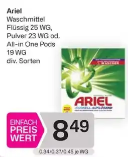 Bipa Ariel Waschmittel Angebot