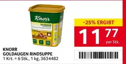 Transgourmet Knorr Goldaugen Rindsuppe Angebot
