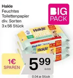 Bipa Hakle Feuchtes Toilettenpapier Angebot