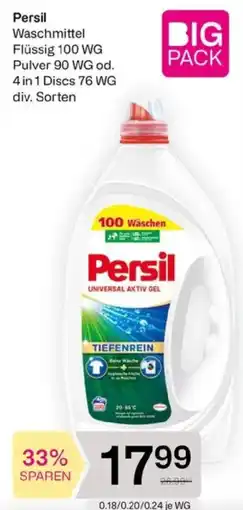 Bipa Persil Waschmittel Angebot