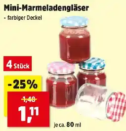 Thomas Philipps Mini-Marmeladengläser - farbiger Deckel Angebot
