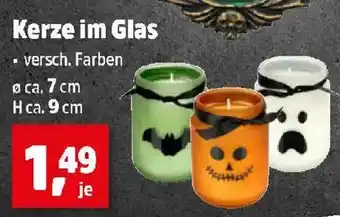 Kerze im Glas