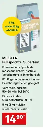 Lagerhaus Meister Füllspachtel Superfein Angebot