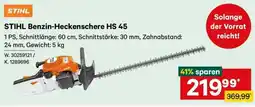 Lagerhaus STIHL Benzin-Heckenschere HS 45 Angebot
