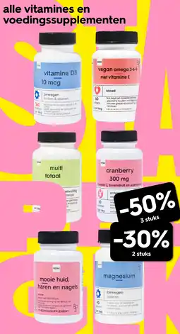 HEMA alle vitamines en voedingssupplementen Angebot
