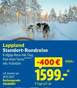 Lidl Reisen Lappland Standort-Rundreise Angebot
