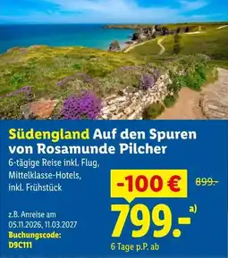 Lidl Reisen Südengland Auf den Spuren von Rosamunde Pilcher Angebot